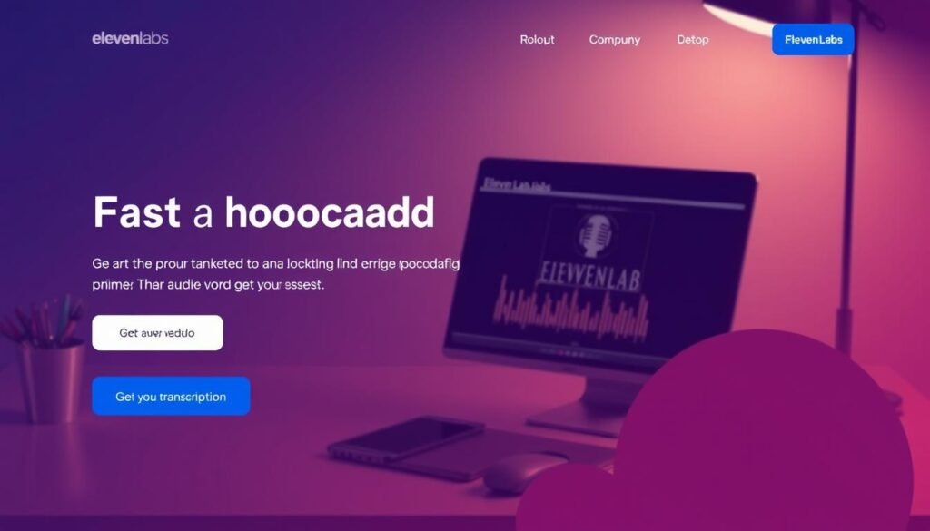 ElevenLabs transkripsi audio cepat