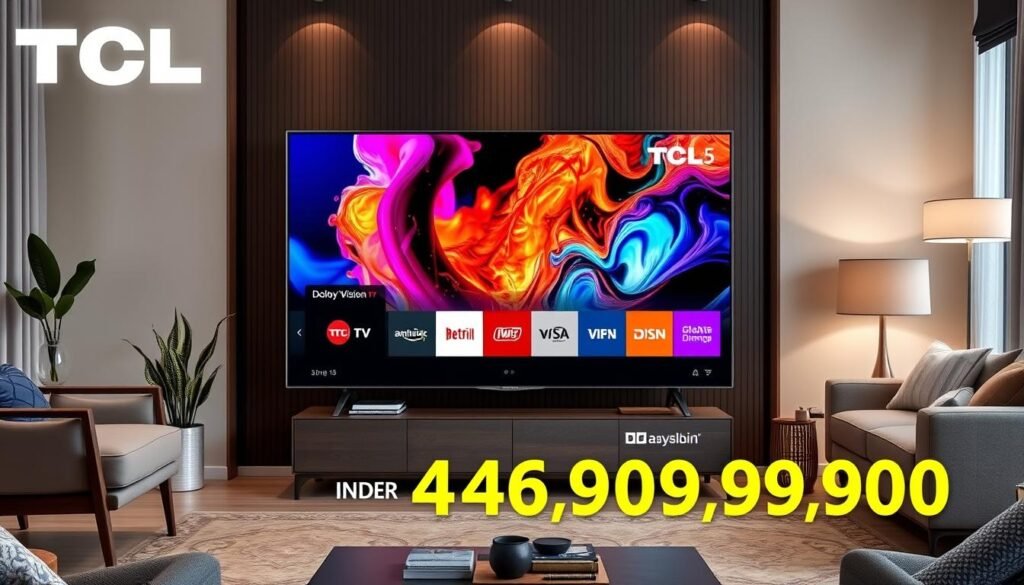Gambar TCL LED TV 43P615 dengan Dolby Vision dan harga promo Rp4.699.000