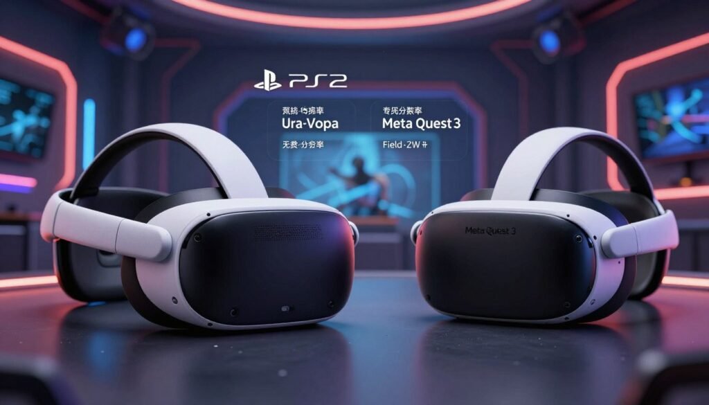PS VR2 vs Meta Quest 3, VR gaming konsol, perbandingan VR headset