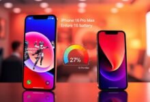 iPhone 16 Pro Max baterai irit