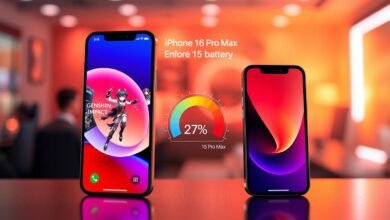 iPhone 16 Pro Max baterai irit