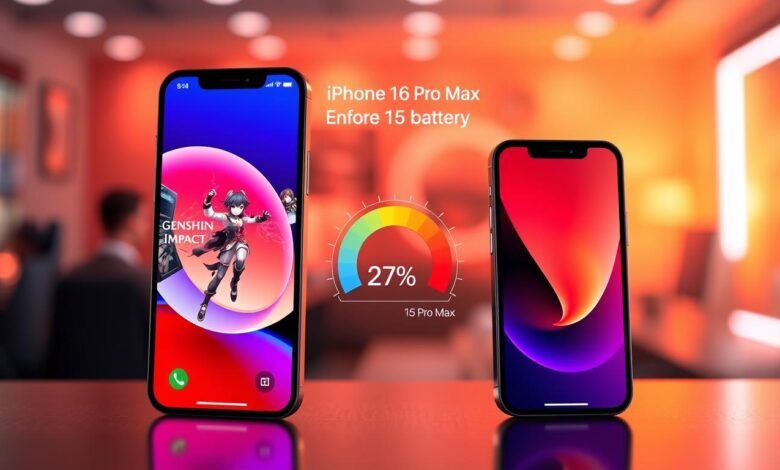 iPhone 16 Pro Max baterai irit