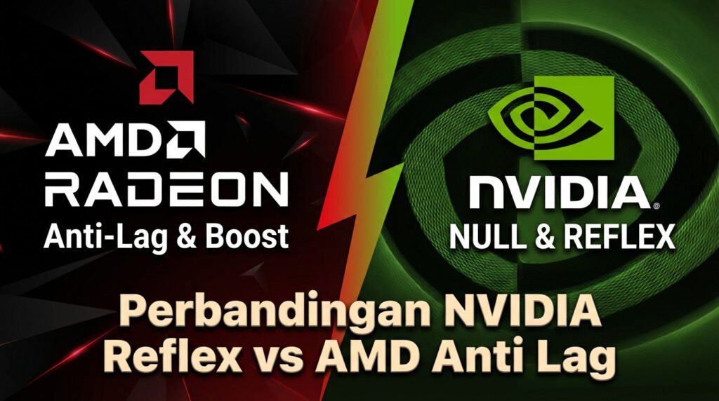 nvidia reflex vs amd anti lag perbandingan input lag gaming 2025