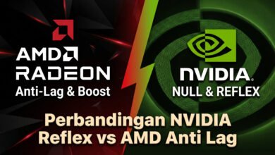 nvidia reflex vs amd anti lag perbandingan input lag gaming 2025