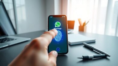 whatsapp passkey sidik jari